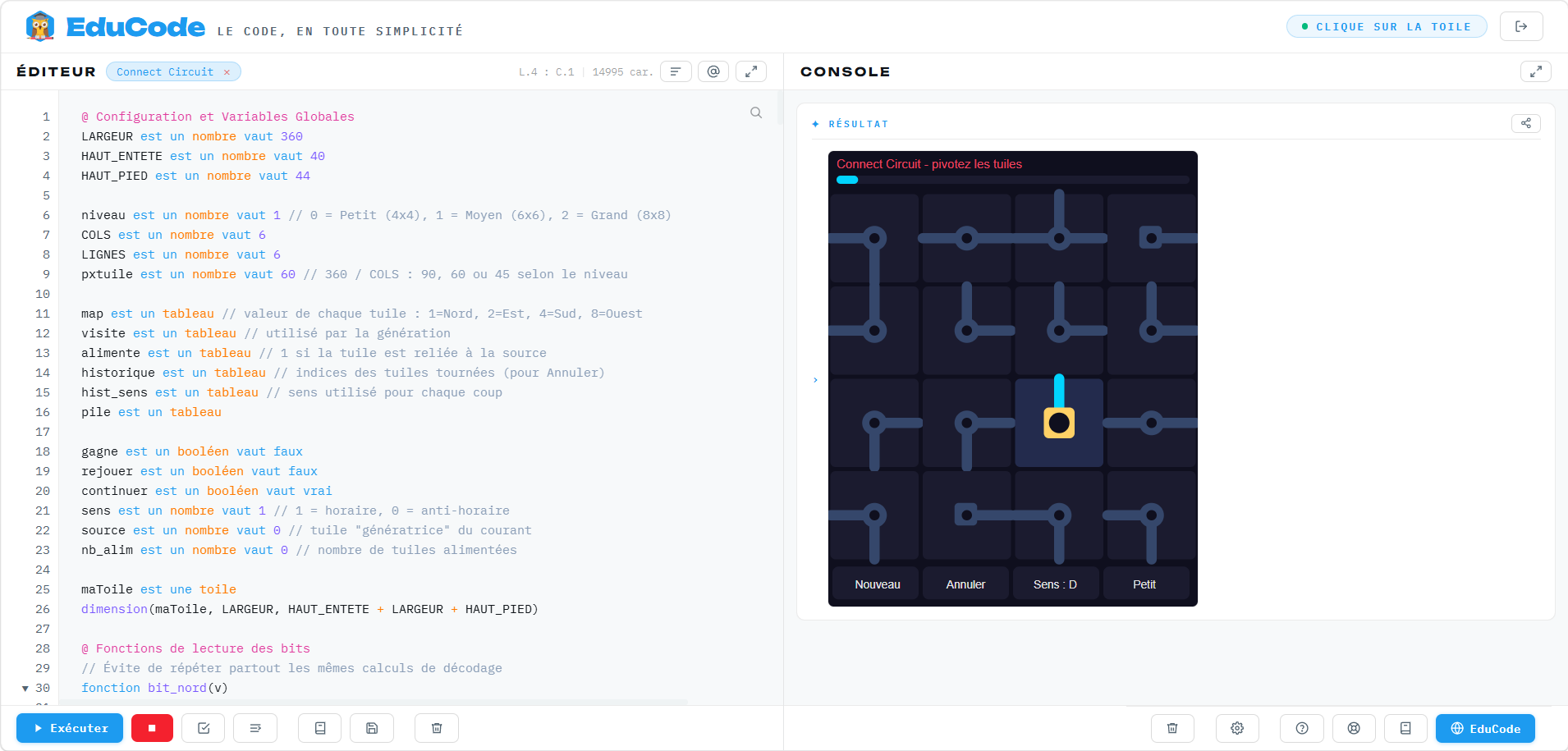 Connect Circuit : Anatomie d’un jeu de réflexion basé sur la rotation de tuiles