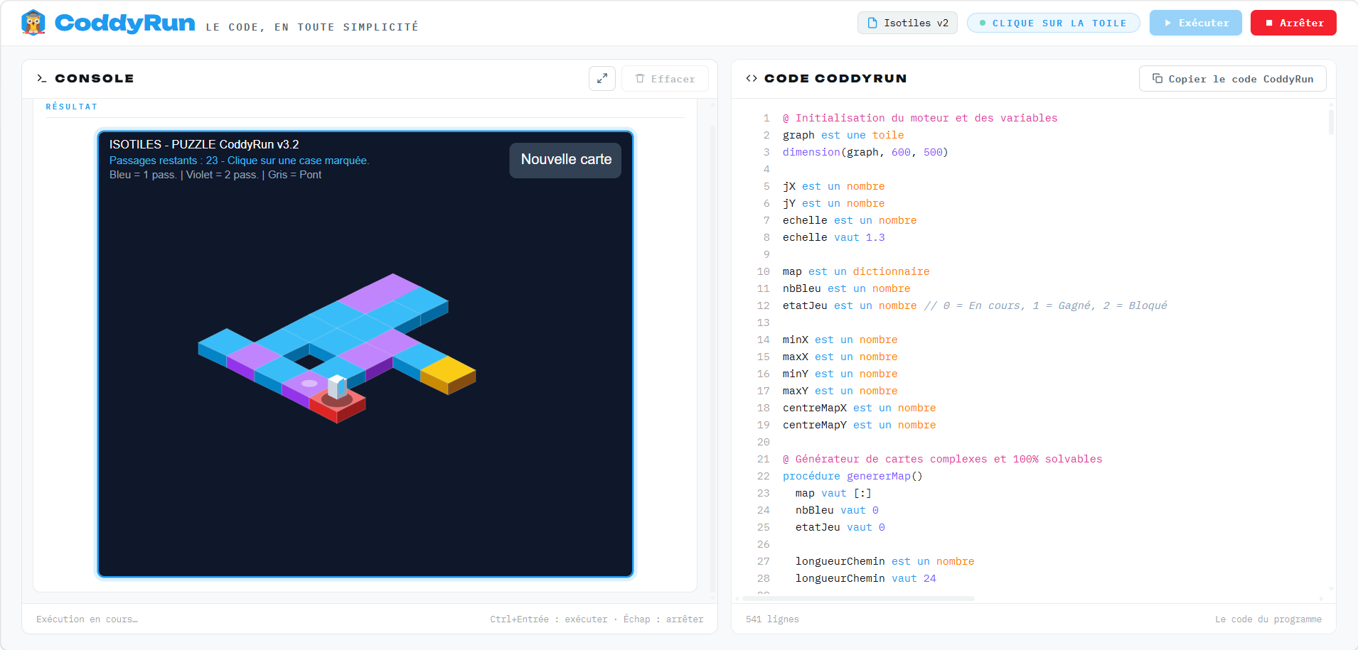 ISOTILES – Générateur de puzzles isométriques